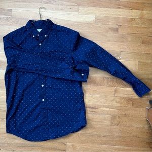 Blue Men’s button down shirt